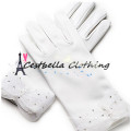 Gants courts multicolores élastiques pour gants de mariage Flower Girls